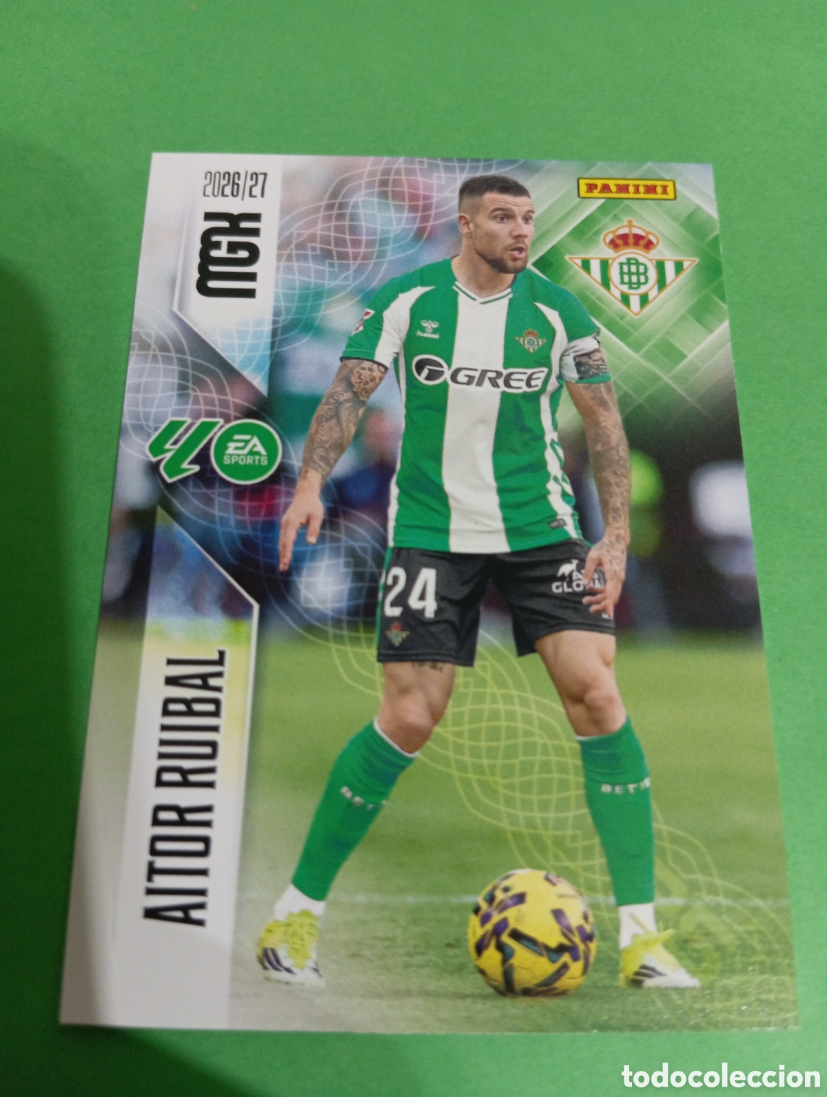 Football Stickers: Aitor Ruibal Betis n&deg;94 / PANINI MEGACRACKS 2026/2027