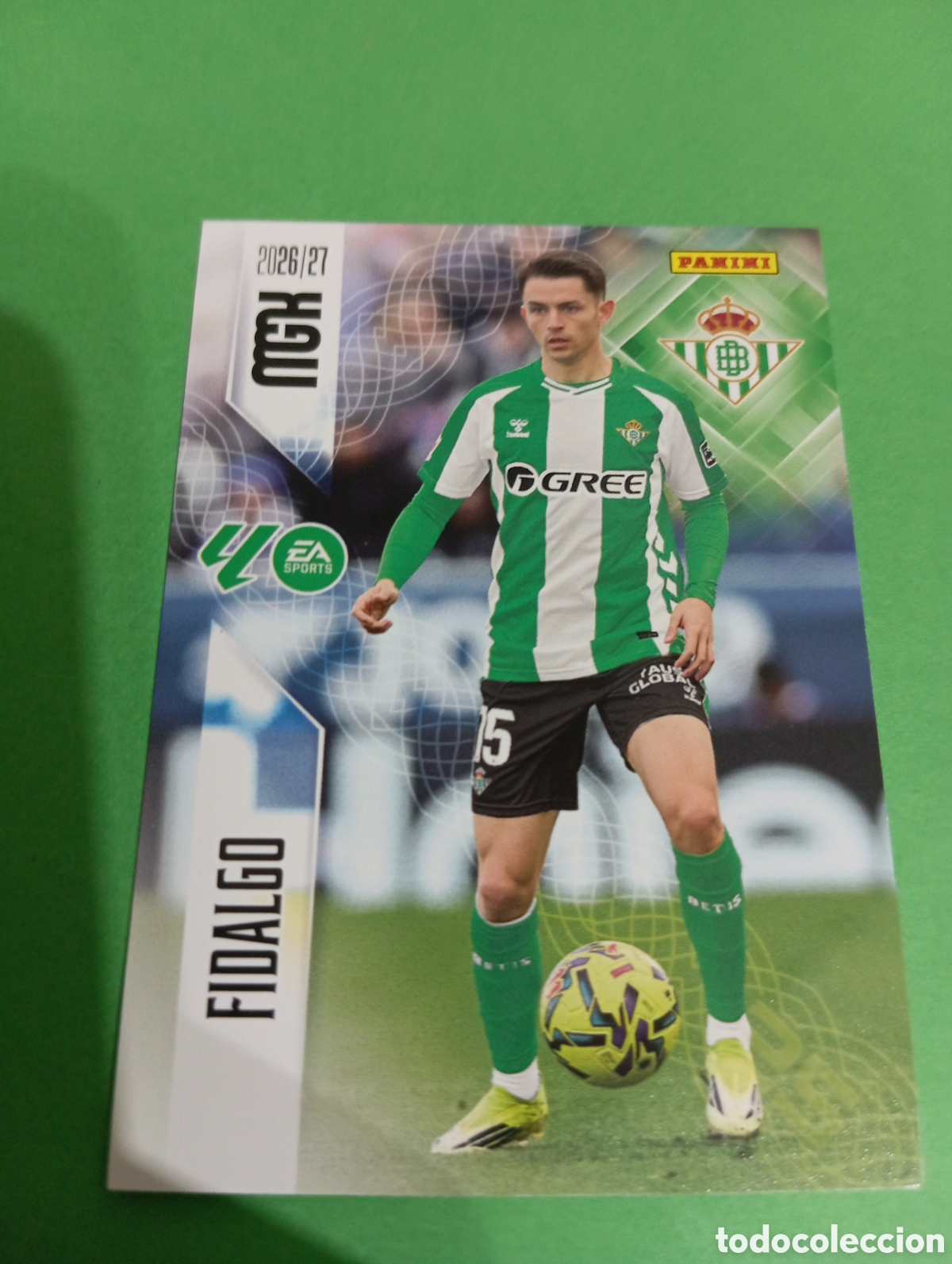 Football Stickers: Fidalgo Betis n&deg;101 / PANINI MEGACRACKS 2026/2027