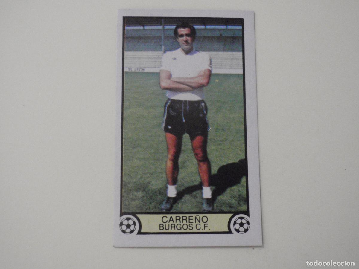 Football Stickers: Cromo futbol CARRE&Ntilde;O - Burgos CF. LIGA EDICIONES ESTE 1979 1980. 79 80