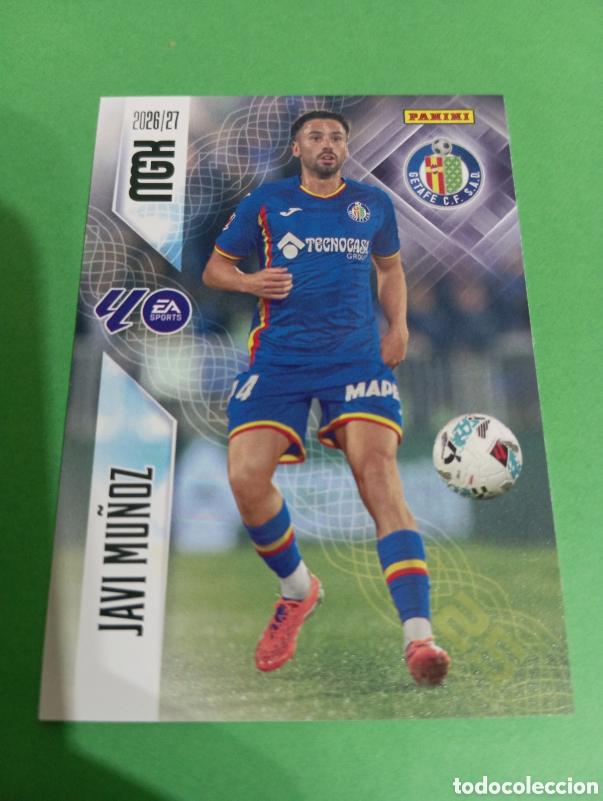 Cromos de f&uacute;tbol: Javi Mu&ntilde;oz Getafe n&deg;191 / PANINI MEGACRACKS 2026/2027