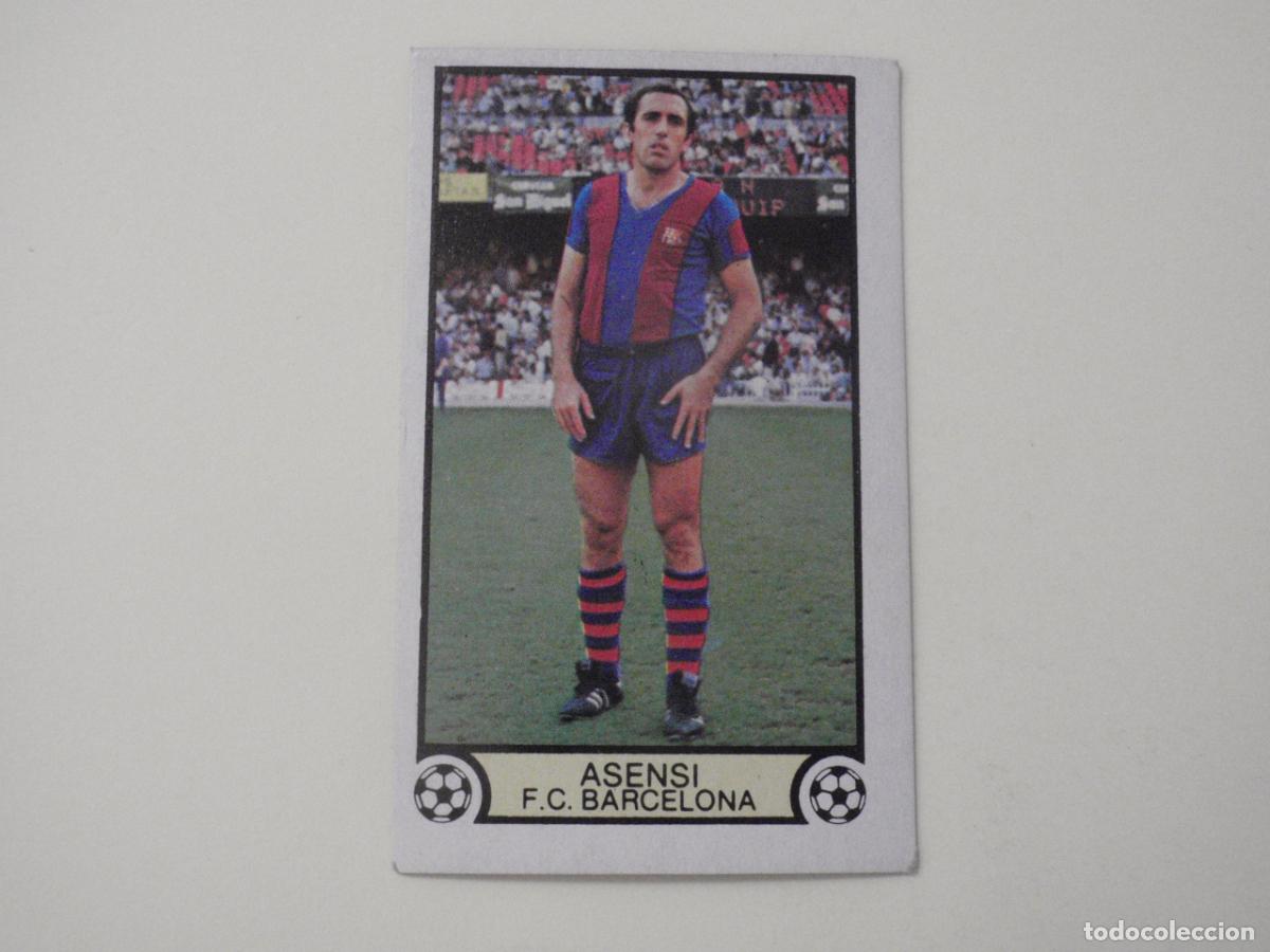 Cromos de f&uacute;tbol: Cromo futbol ASENSI - FC Barcelona. LIGA EDICIONES ESTE 1979 1980. 79 80