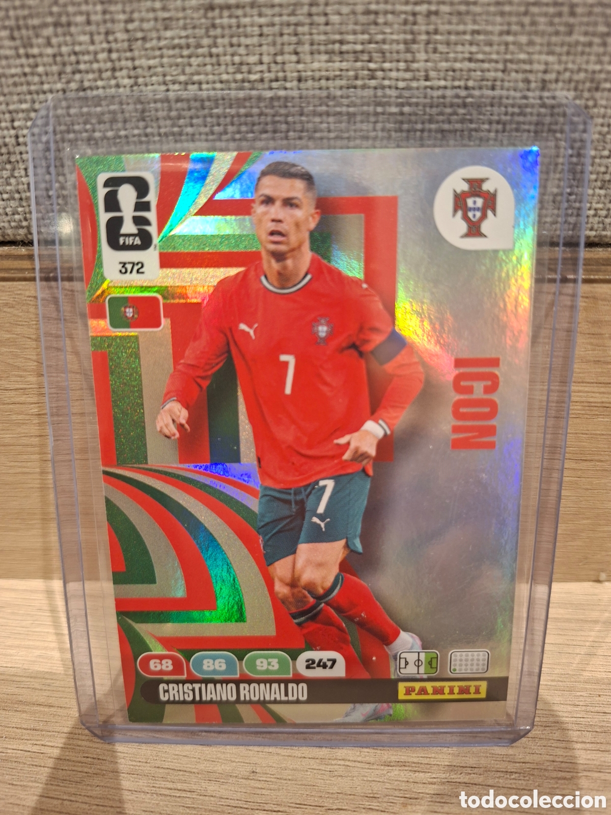 Cromos de f&uacute;tbol: Cristiano Ronaldo 372 ICON - Foto 1