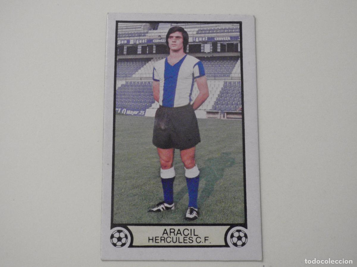 Cromos de f&uacute;tbol: Cromo futbol ARACIL - H&eacute;rcules CF. LIGA EDICIONES ESTE 1979 1980. 79 80