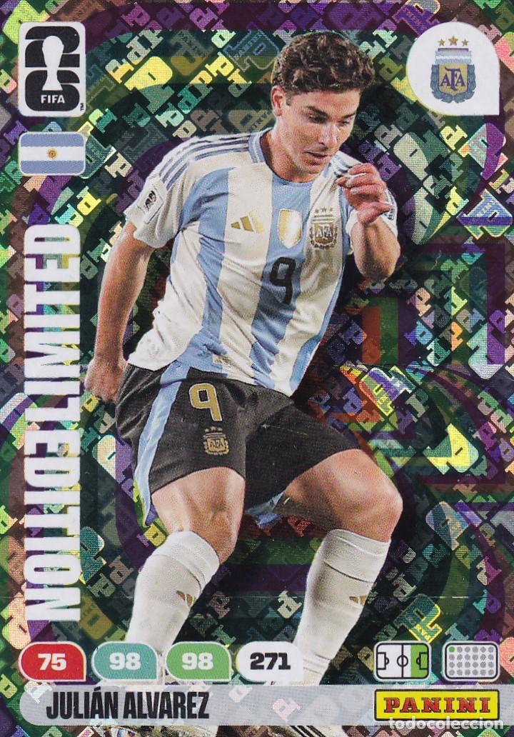 Cartes &agrave; collectionner de Football: Adrenalyn XL Fifa World Cup 2026 Mundial 26 E. L. Edicion Limitada Julian Alvarez
