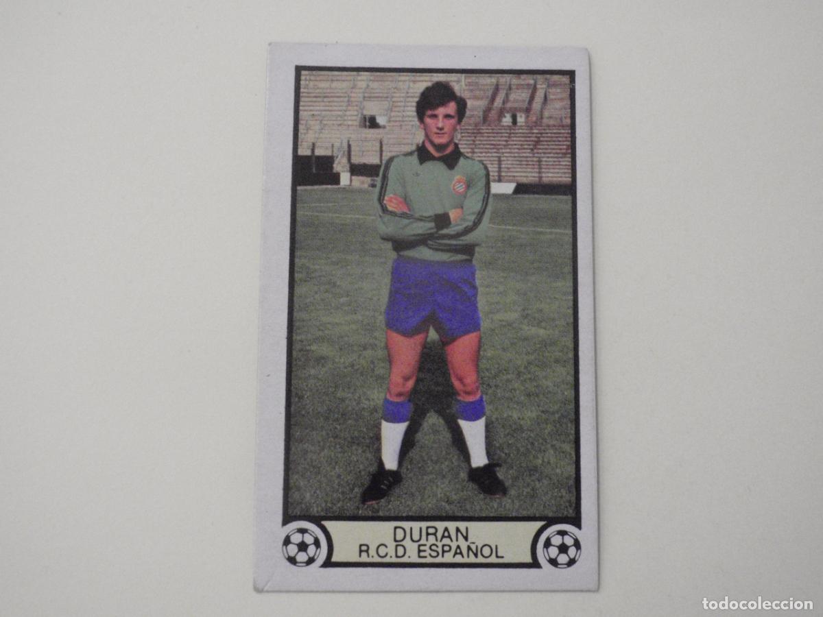 Cartes &agrave; collectionner de Football: Cromo futbol DURAN - RCD Espa&ntilde;ol. LIGA EDICIONES ESTE 1979 1980. 79 80