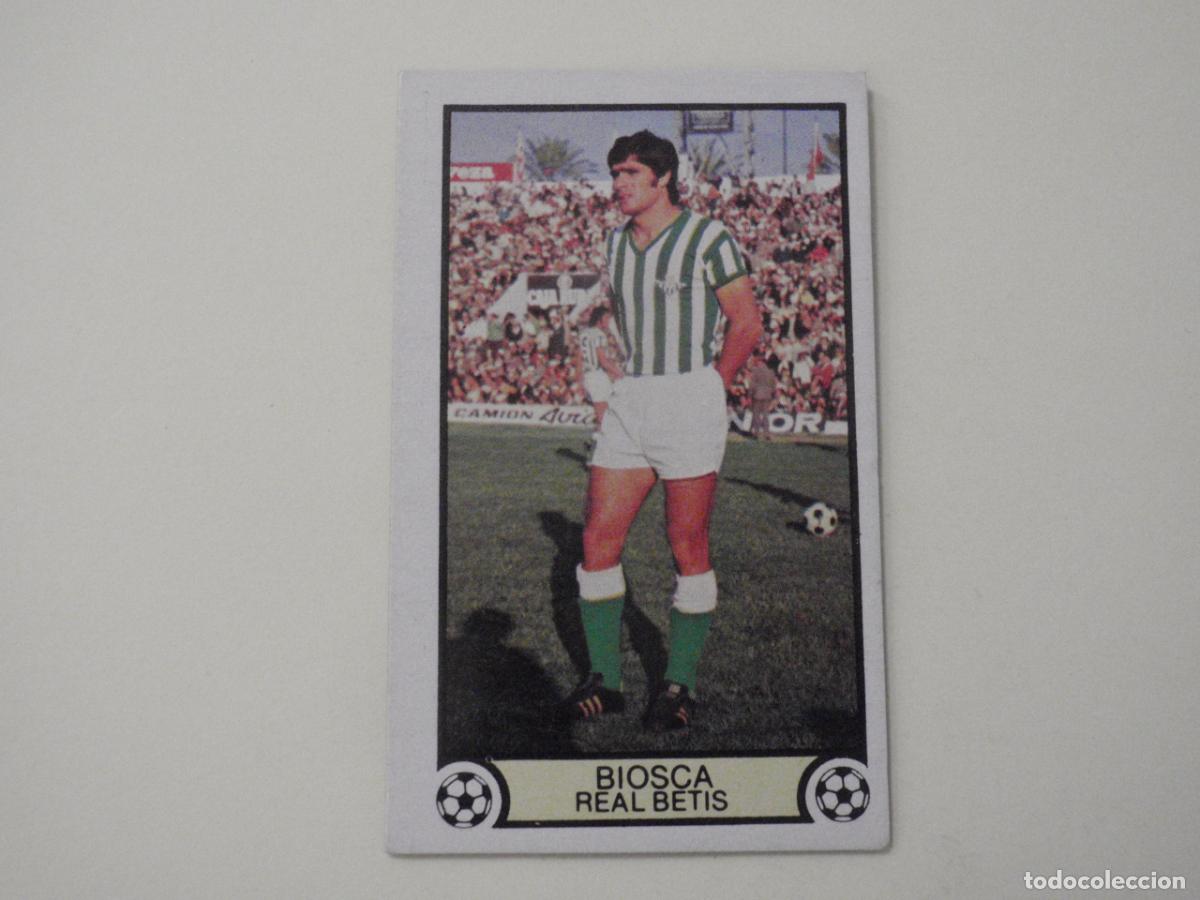 Cartes &agrave; collectionner de Football: Cromo futbol BIOSCA - Real Betis. LIGA EDICIONES ESTE 1979 1980. 79 80
