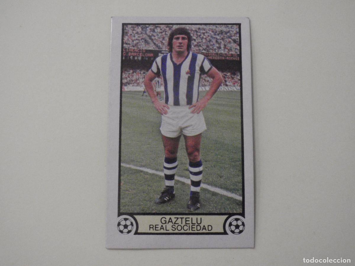 Cartes &agrave; collectionner de Football: Cromo futbol GAZTELU - Real Sociedad. LIGA EDICIONES ESTE 1979 1980. 79 80