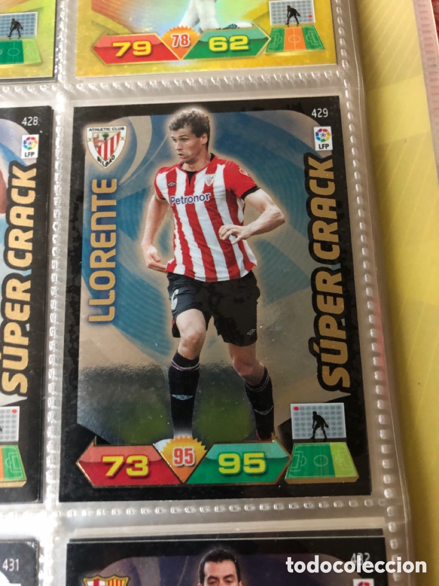 Cartes &agrave; collectionner de Football: LLORENTE ATHLETIC CLUB N&ordm; 429 SUPERCRACK ADRENALYN 2011 2012 PANINI XL 11 12 CROMO FUTBOL