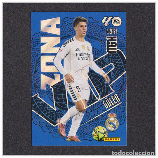 Cartes &agrave; collectionner de Football: MEGACRACKS 2026 2027 26 27 PANINI ARDA GULER 396 ZONA VIP REAL MADRID COLECCI&Oacute;N ALBUM LIGA MGK
