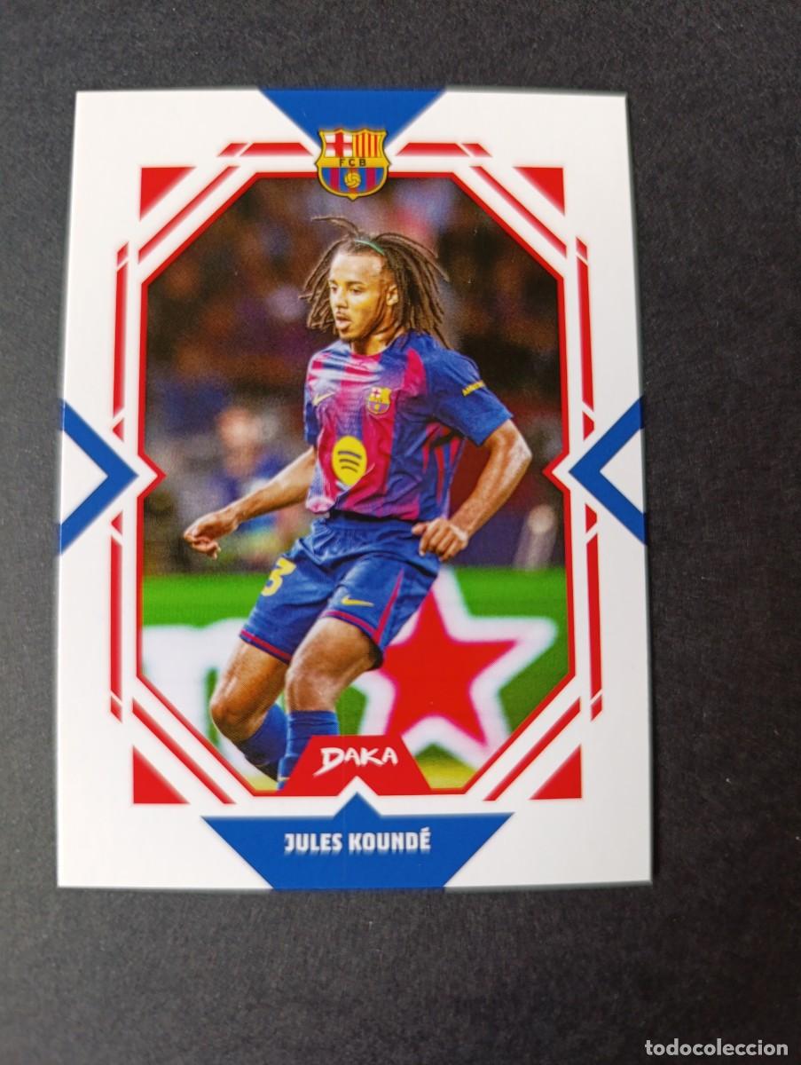 Figurine di Calcio: CROMO DAKA FCB-15-A JULES KOUNDE FC BARCELONA 2025-2026