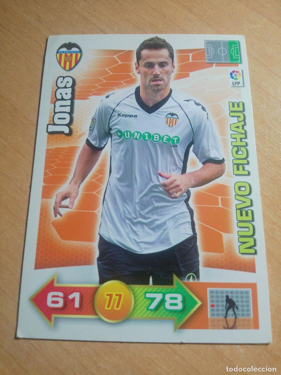 Cartes &agrave; collectionner de Football: JONAS NUEVO FICHAJE DEL VALENCIA 10 11 ADRENALYN XL 2010 2011