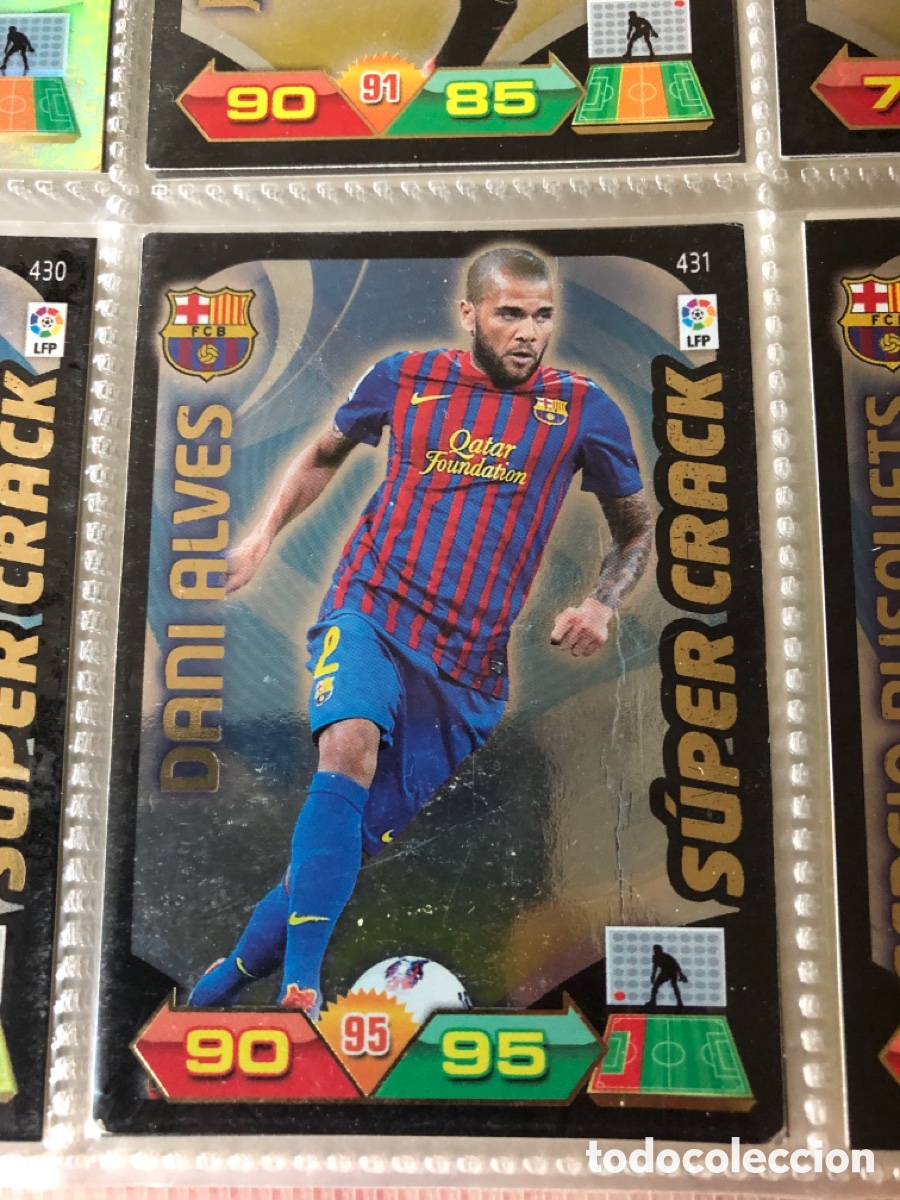 Cromos de Futebol: ADRENALYN 2011 2012 11 12 - PANINI - 431 DANI ALVES ( SUPERCRACK ) - FC. BARCELONA