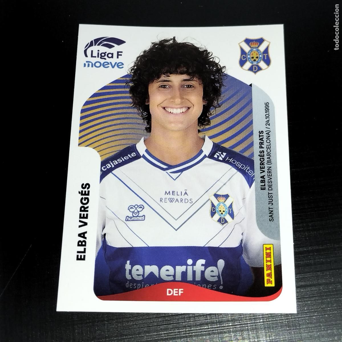 Cartes &agrave; collectionner de Football: 109 ELBA VERGES COSTA ADEJE TENERIFE CROMOS LIGA F MOEVE FEMENINA PANINI 2025 2026 25 26