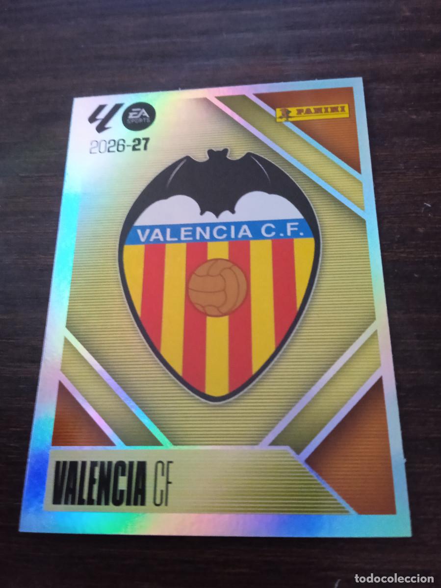 Cromos de f&uacute;tbol: Cromo Panini Liga Este 2026/2027 26/27 Valencia Escudo 1