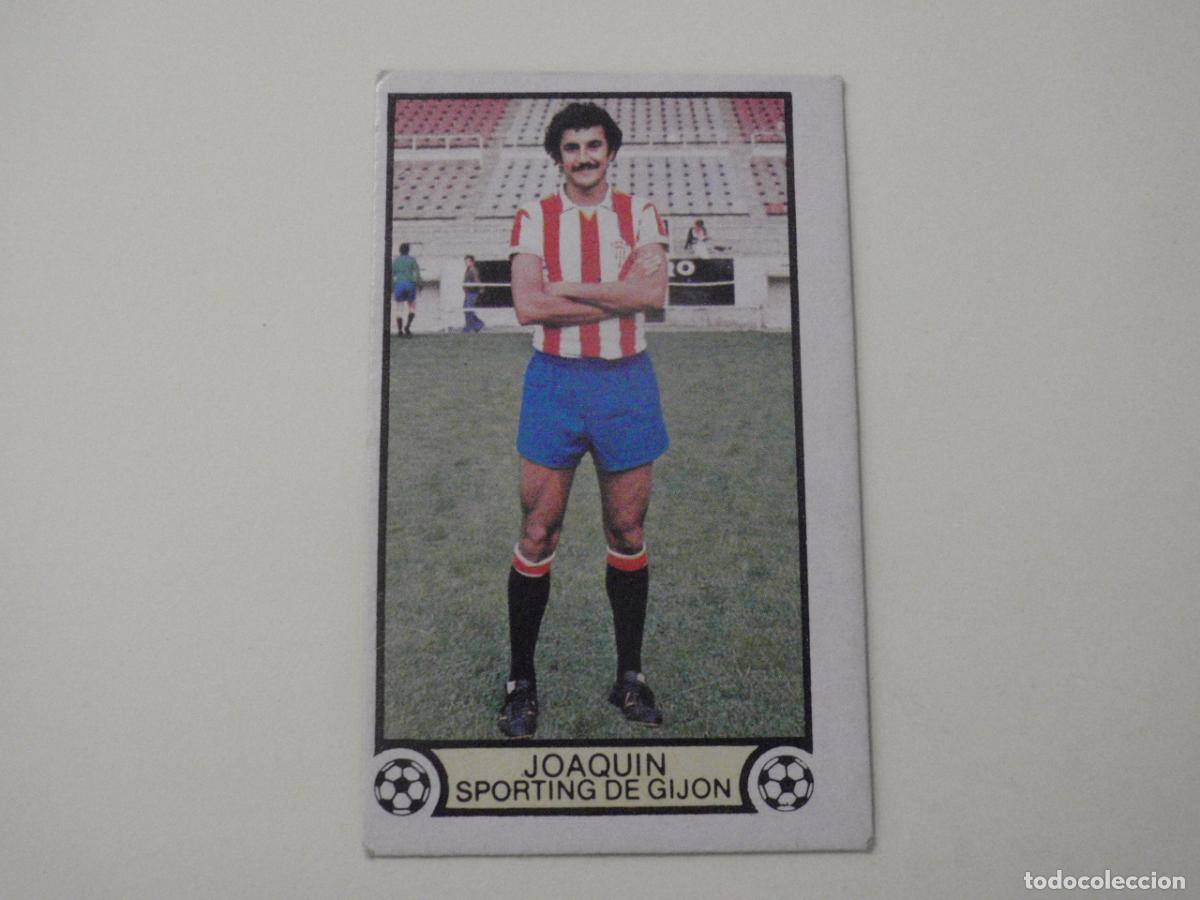 Cromos de f&uacute;tbol: Cromo futbol JOAQUIN - Sporting de Gij&oacute;n. LIGA EDICIONES ESTE 1979 1980. 79 80