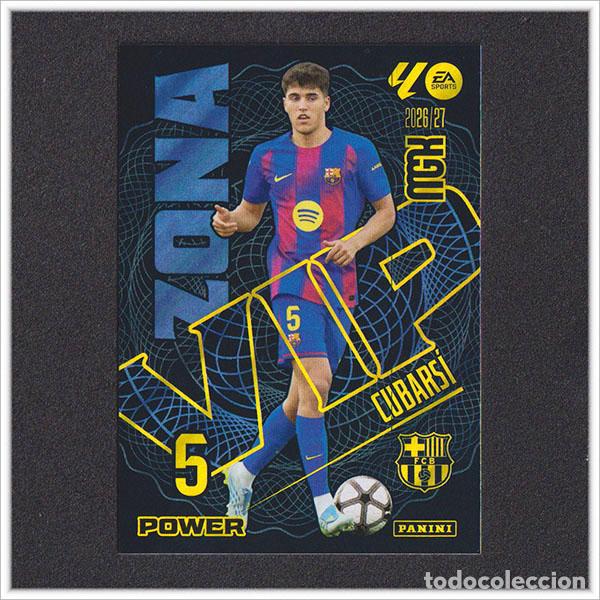 Cartes &agrave; collectionner de Football: MEGACRACKS 2026 2027 26 27 PANINI CUBARSI 391 391P ZONA VIP POWER BARCELONA BAR&Ccedil;A ALBUM LIGA MGK