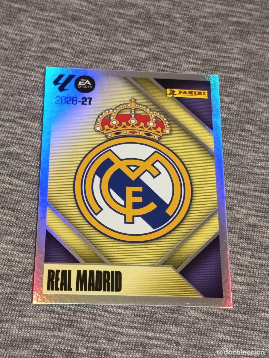 Cartes &agrave; collectionner de Football: Liga este 26 27 Panini ESCUDO N&deg;1 REAL MADRID nuevo
