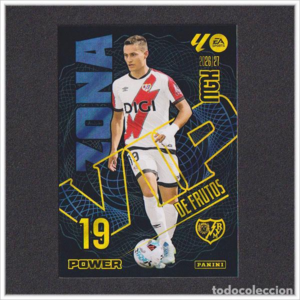 Cartes &agrave; collectionner de Football: MEGACRACKS 2026 2027 26 27 PANINI DE FRUTOS 392 392P ZONA VIP POWER RAYO VALLECANO ALBUM LIGA MGK