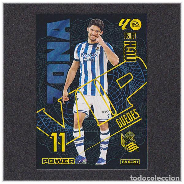 Cartes &agrave; collectionner de Football: MEGACRACKS 2026 2027 26 27 PANINI GUEDES 395 395P ZONA VIP POWER REAL SOCIEDAD ALBUM LIGA MGK