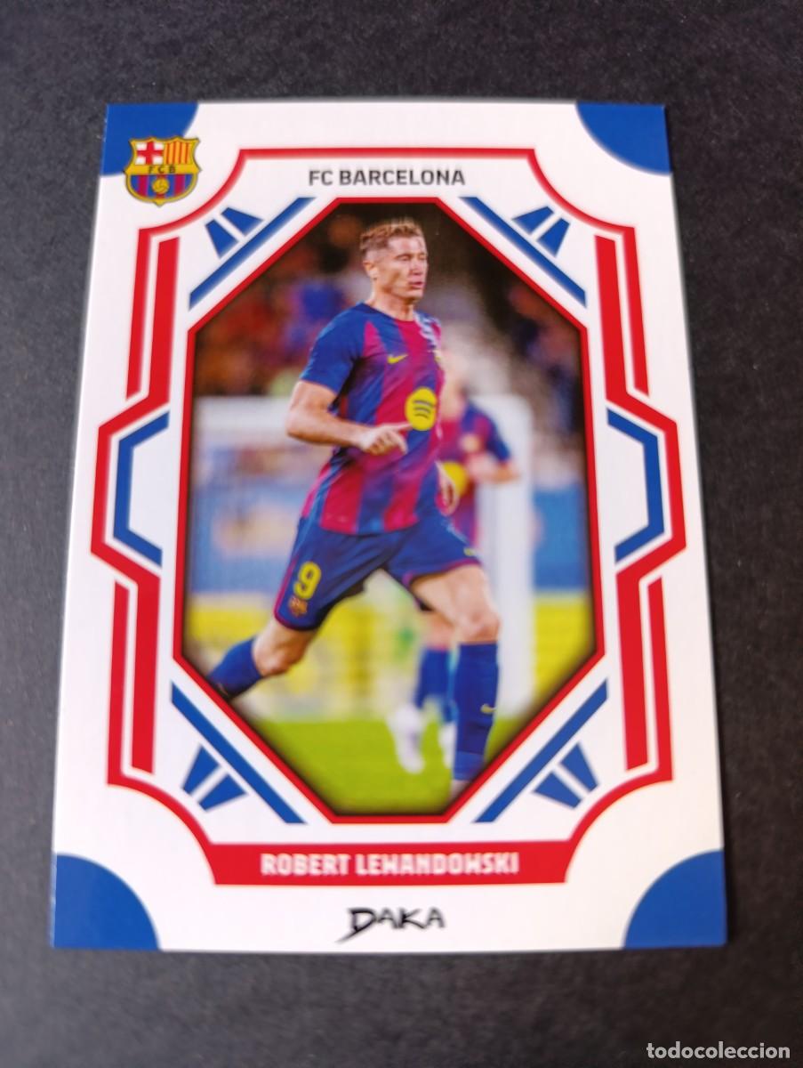 Figurine di Calcio: CROMO DAKA FCB-2-B ROBERT LEWANDOWSKI FC BARCELONA 2025-2026