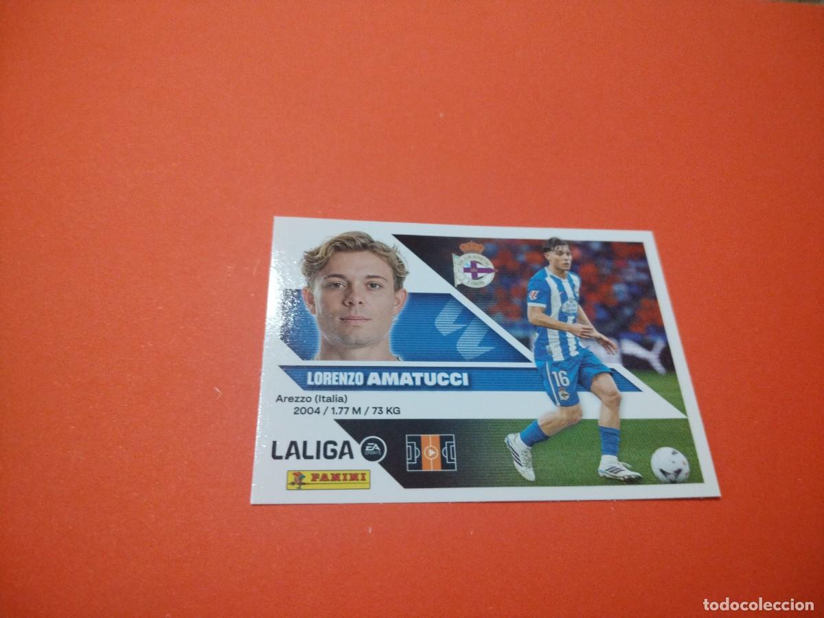 Cromos de f&uacute;tbol: ESTE 2026 2027 FICHAJE N 22 AMATUCCI DEL DEPORTIVO