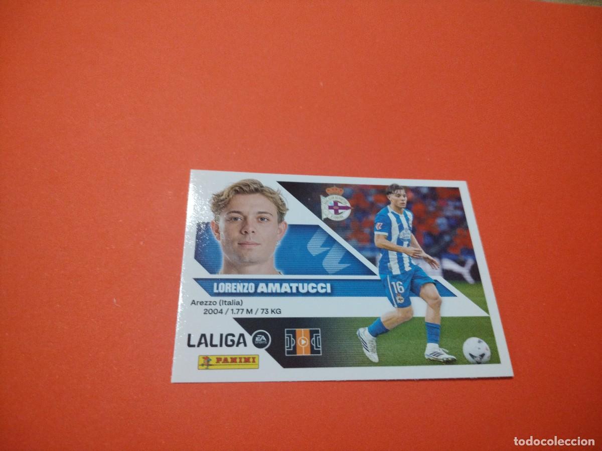 Cromos de f&uacute;tbol: ESTE 2026 2027 FICHAJE N 22 AMATUCCI DEL DEPORTIVO