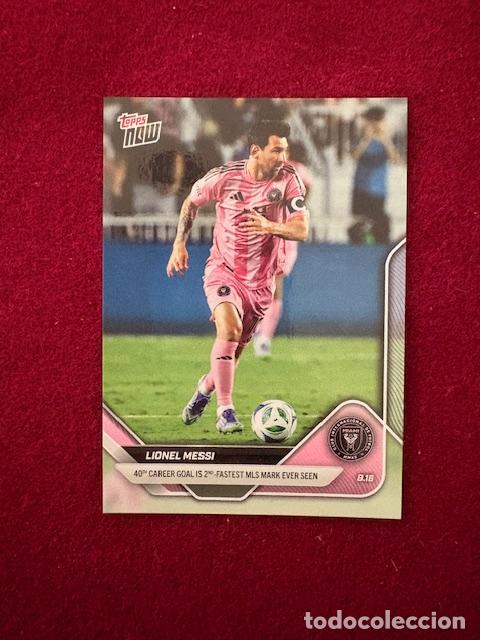 Cromos de f&uacute;tbol: TARJETA TOPPS NOW 2025 - N&deg; 76 - LIONEL MESSI