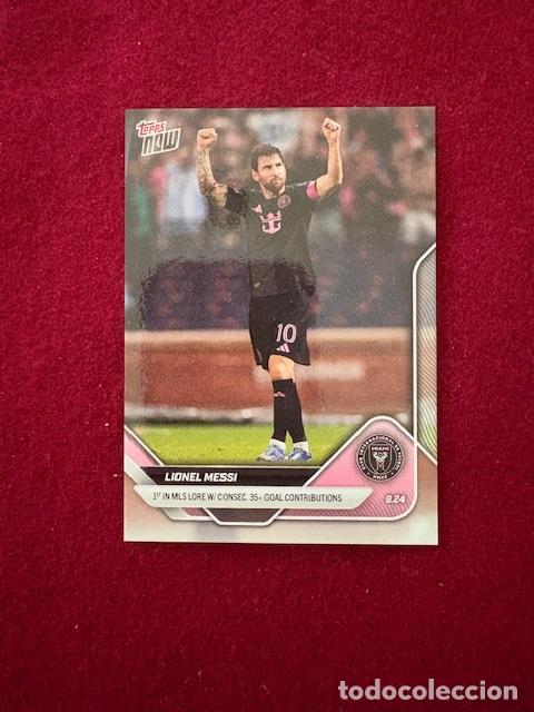Cromos de f&uacute;tbol: TARJETA TOPPS NOW 2025 - N&deg; 102 - LIONEL MESSI