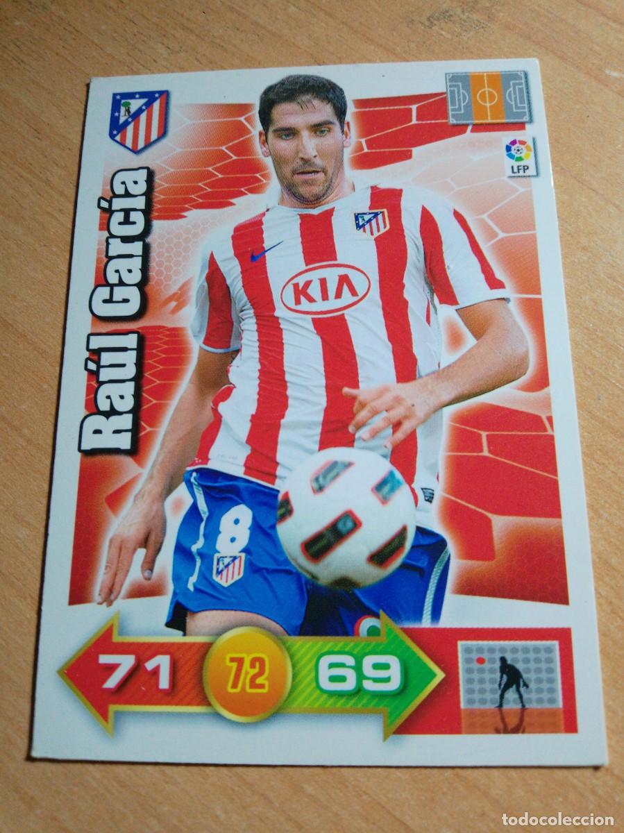 Cromos de f&uacute;tbol: RA&Uacute;L GARC&Iacute;A DEL ATLETICO DE MADRID 10 11 ADRENALYN XL 2010 2011 PANINI