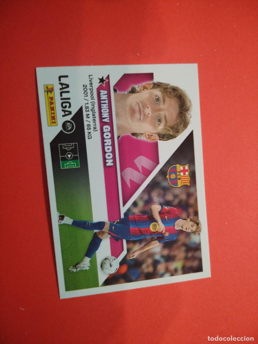 Cromos de f&uacute;tbol: ESTE 2026 2027 FICHAJE N 24 GORDON DEL BARCELONA