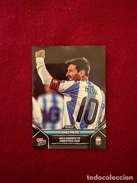 Cromos de f&uacute;tbol: TARJETA TOPPS NOW 2025 - N&deg; 2 - LIONEL MESSI