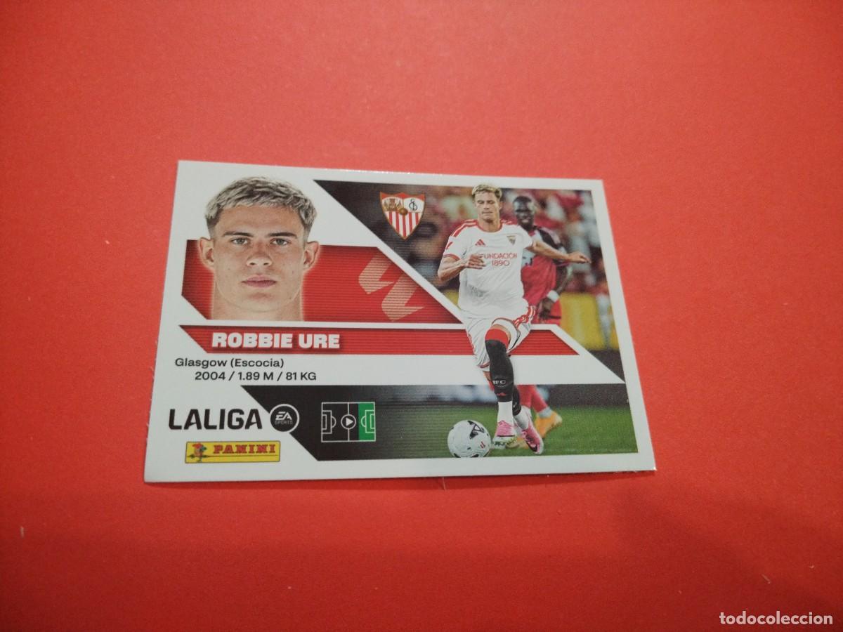 Cromos de f&uacute;tbol: ESTE 2026 2027 FICHAJE N 25 ROBBIE URE DEL SEVILLA