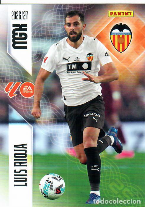 Cromos de Futebol: TRADING CARD PANINI MEGACRACKS 26 27 - MGK 355 - LUIS RIOJA - VALENCIA