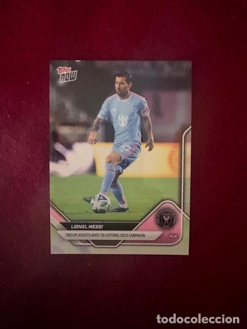 Cromos de Futebol: TARJETA TOPPS NOW 2025 - N&deg; 107 - LIONEL MESSI