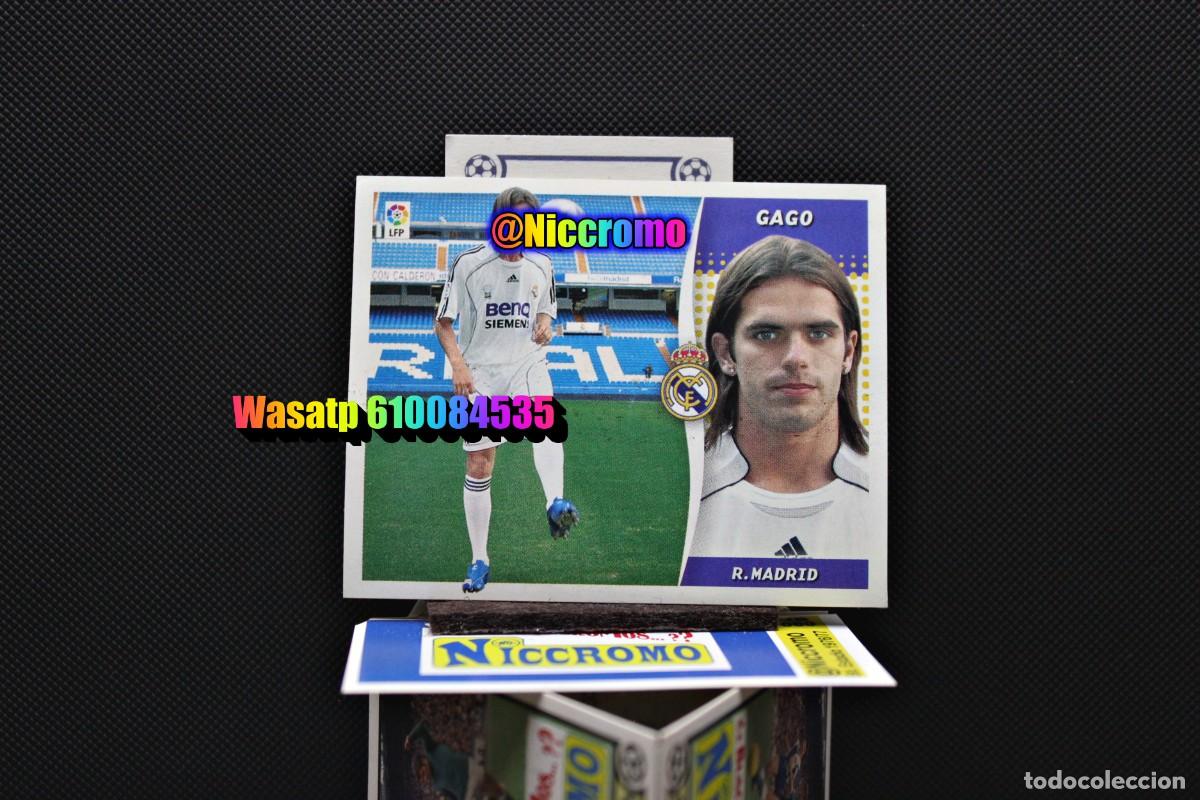 Cromos de Futebol: gago real madrid 2006 2007 nuevo sin pegar fichaje invierno ampliacion liga futbol 06 07 niccromo