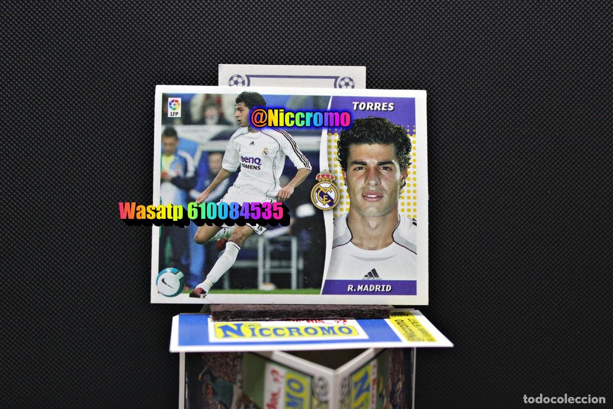 Cromos de Futebol: torres real madrid 2006 2007 nuevo sin pegar fichaje invierno ampliacion liga futbol 06 07 niccromo