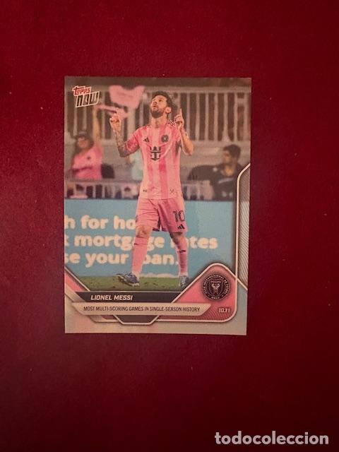 Cromos de Futebol: TARJETA TOPPS NOW 2025 - N&deg; 112 - LIONEL MESSI