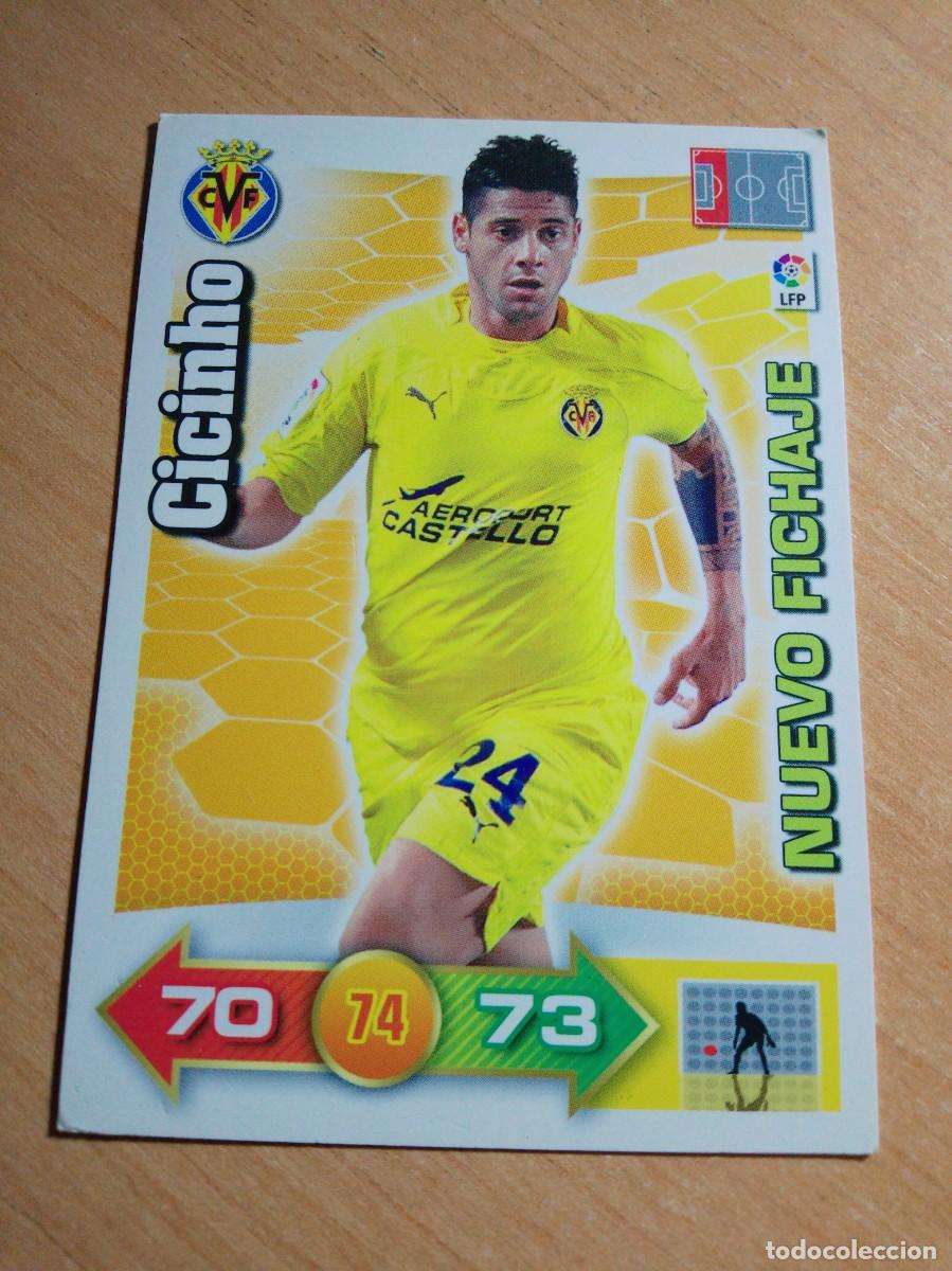 Cromos de f&uacute;tbol: CICINHO NUEVO FICHAJE DEL VILLARREAL 10 11 ADRENALYN XL 2010 2011 PANINI