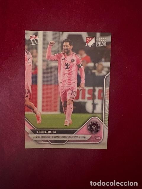 Cromos de f&uacute;tbol: TARJETA TOPPS NOW 2025 - N&deg; 133 - LIONEL MESSI