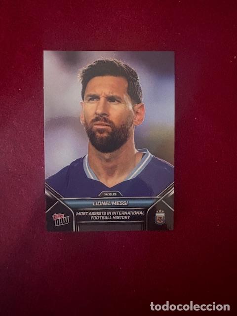 Cromos de f&uacute;tbol: TARJETA TOPPS NOW 2025 - N&deg; 3 - LIONEL MESSI