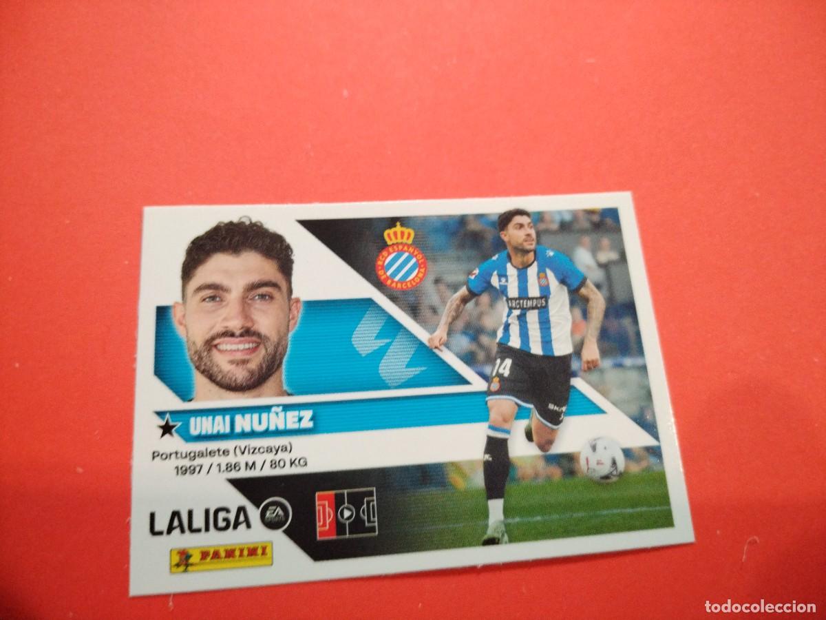 Cromos de f&uacute;tbol: ESTE 2026 2027 FICHAJE N 27 NU&Ntilde;EZ DEL ESPA&Ntilde;OL