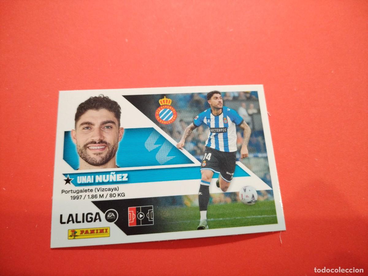 Cromos de f&uacute;tbol: ESTE 2026 2027 FICHAJE N 27 NU&Ntilde;EZ DEL ESPA&Ntilde;OL