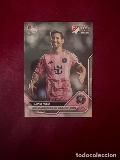 Cromos de f&uacute;tbol: TARJETA TOPPS NOW 2025 - N&deg; 139 - LIONEL MESSI