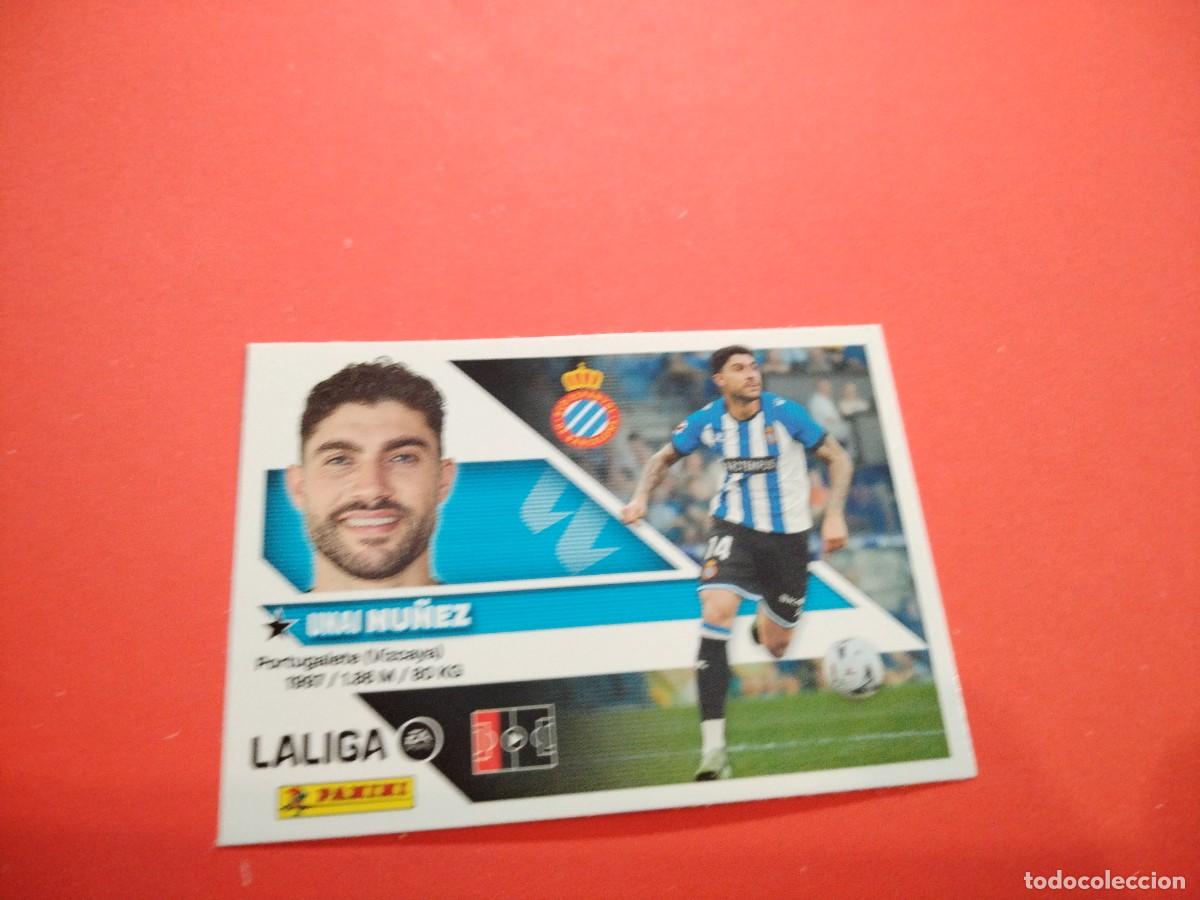 Cromos de f&uacute;tbol: ESTE 2026 2027 FICHAJE N 27 NU&Ntilde;EZ DEL ESPA&Ntilde;OL