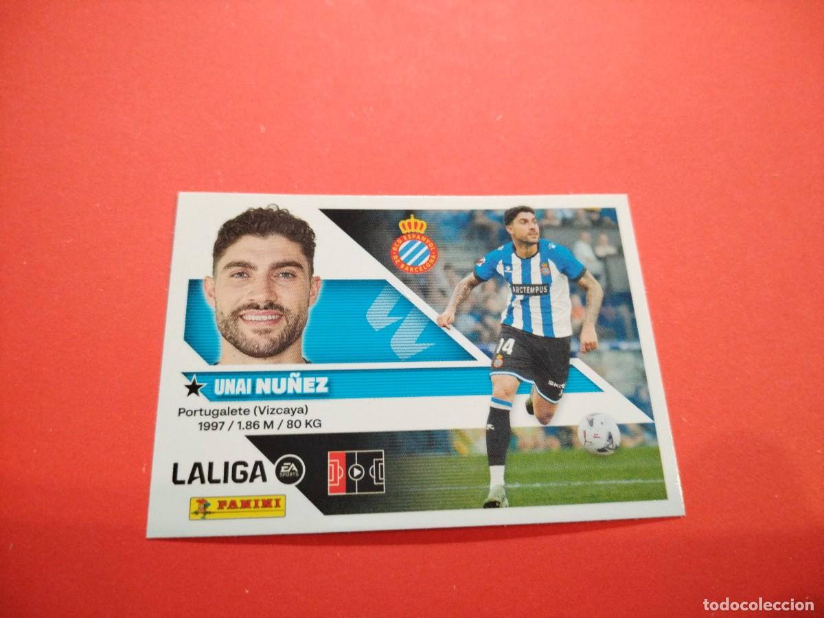 Cromos de f&uacute;tbol: ESTE 2026 2027 FICHAJE N 27 NU&Ntilde;EZ DEL ESPA&Ntilde;OL