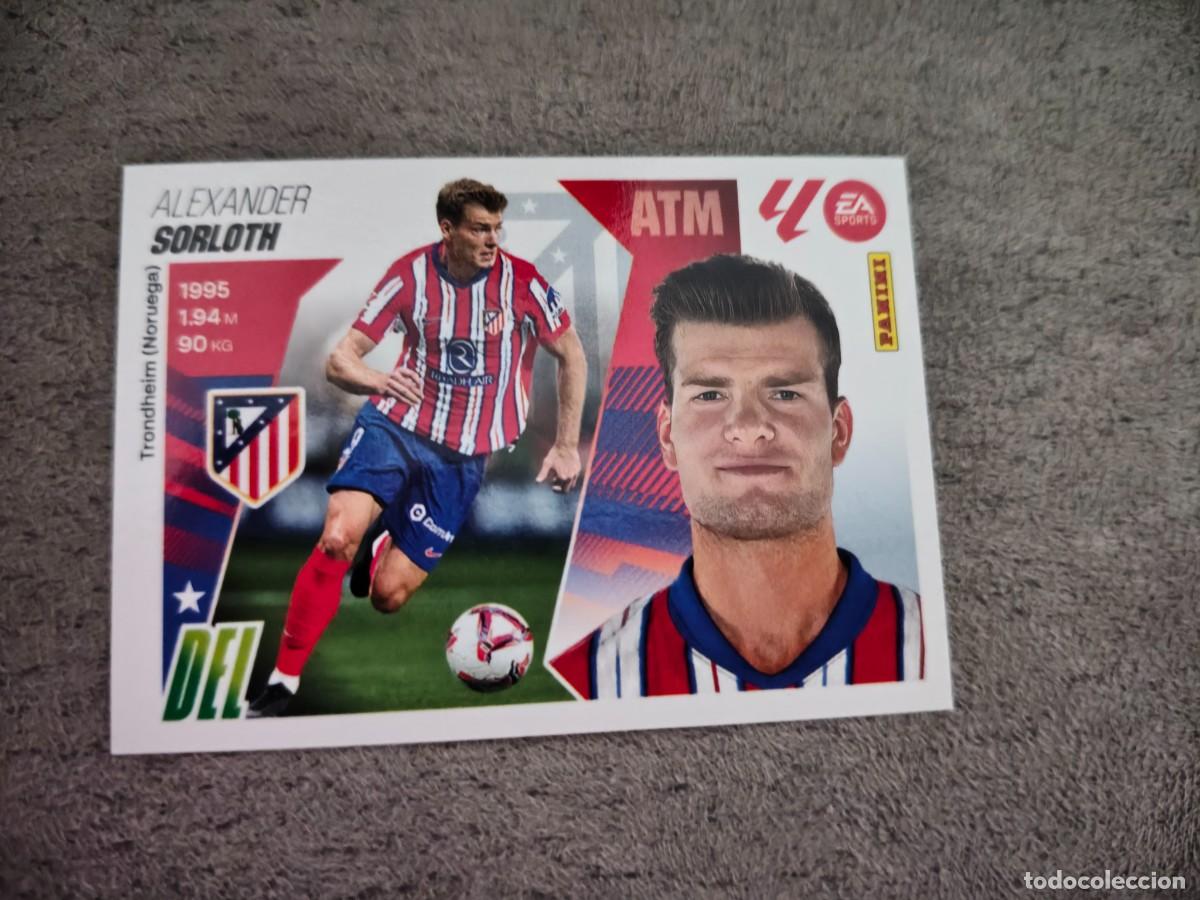 Cromos de f&uacute;tbol: Cromo 20 ALEXANDER SORLOTH ATL&Eacute;TICO DE MADRID. Colecci&oacute;n LALIGA F&uacute;tbol 2025-2026 PANINI Nuevo