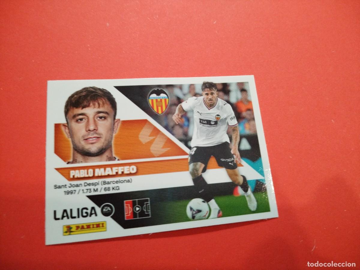 Cromos de f&uacute;tbol: ESTE 2026 2027 FICHAJE N 28 MAFFEO DEL VALENCIA