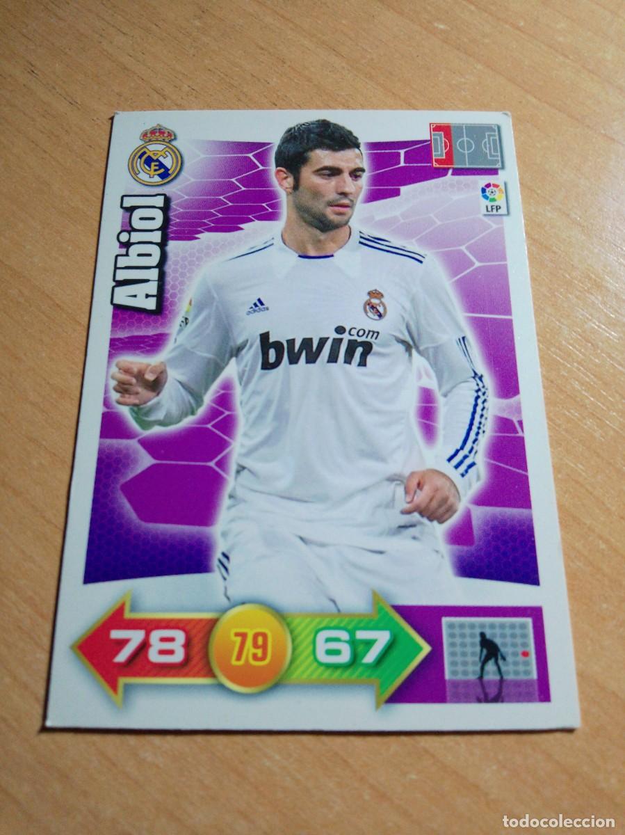 Cromos de f&uacute;tbol: ALBIOL DEL REAL MADRID 10 11 ADRENALYN XL 2010 2011 PANINI