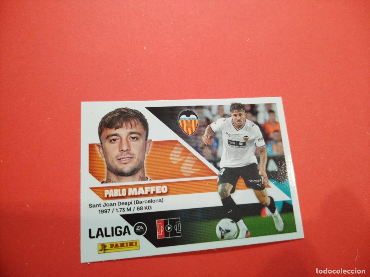 Cromos de f&uacute;tbol: ESTE 2026 2027 FICHAJE N 28 MAFFEO DEL VALENCIA