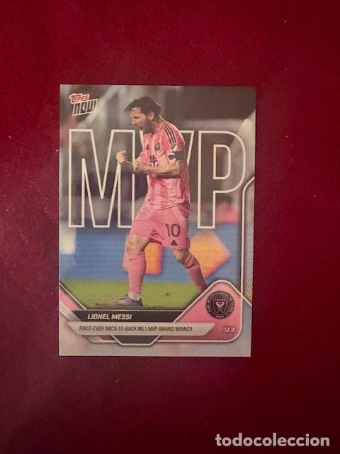 Cromos de f&uacute;tbol: TARJETA TOPPS NOW 2025 - N&deg; 145 - LIONEL MESSI